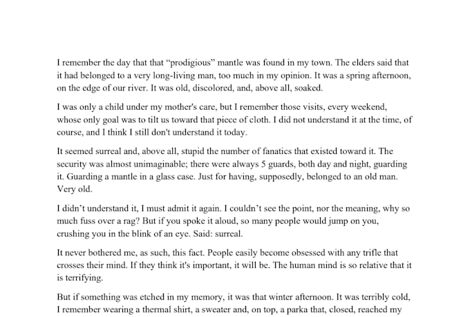 write a custom short story